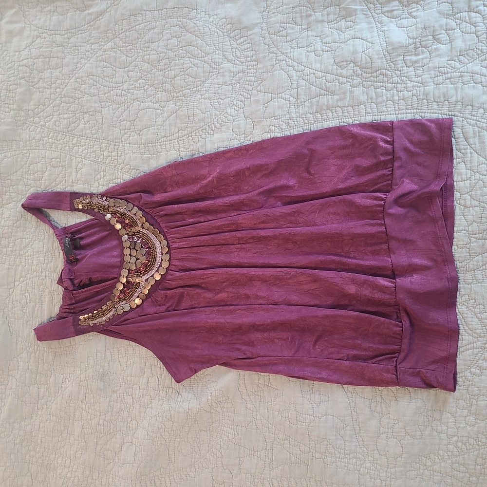 Jeweled tank top